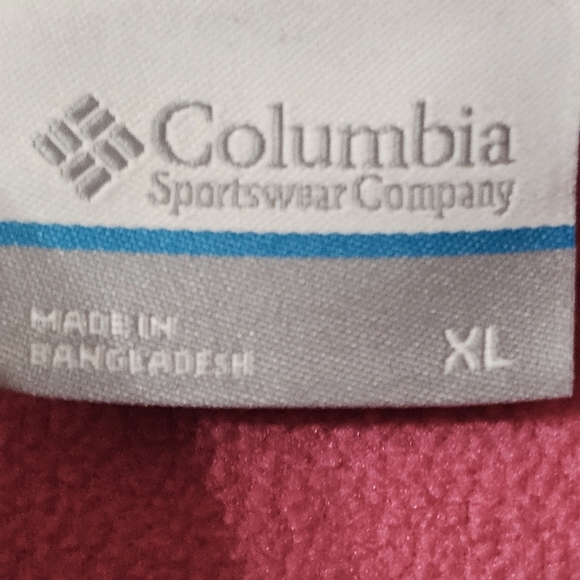 Columbia Women's Bright Pink Sweatshirt - Picture 2 of 3